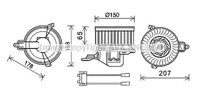 Моторчик печки AVA QUALITY COOLING CN8511
