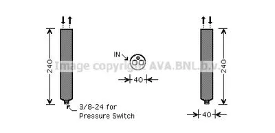 Осушитель кондиционера AVA QUALITY COOLING DND267