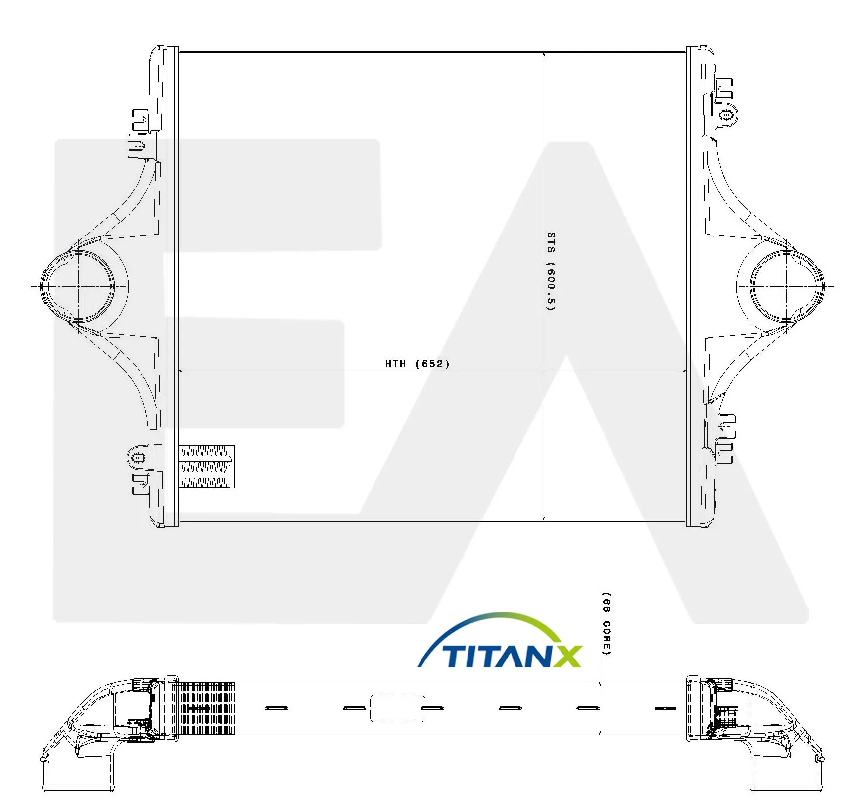 Интеркулер ELECTRO AUTO 36A47004T