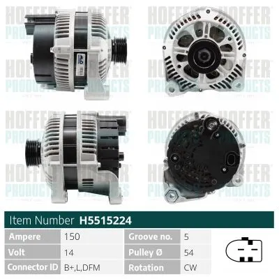 Генератор HOFFER H5515224