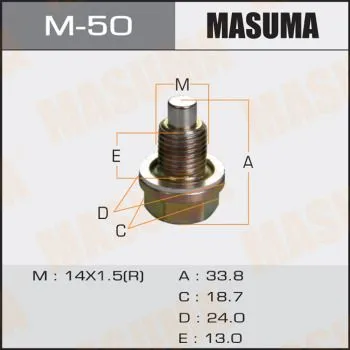 Сливная пробка масляного поддона MASUMA M-50