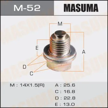 Сливная пробка масляного поддона MASUMA M52