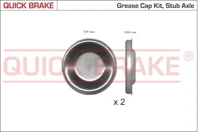 Колпак подшипника ступицы колеса QUICK BRAKE 9826K