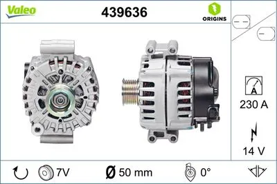 Генератор VALEO 439636