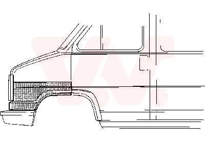 Крыло VAN WEZEL 1745159